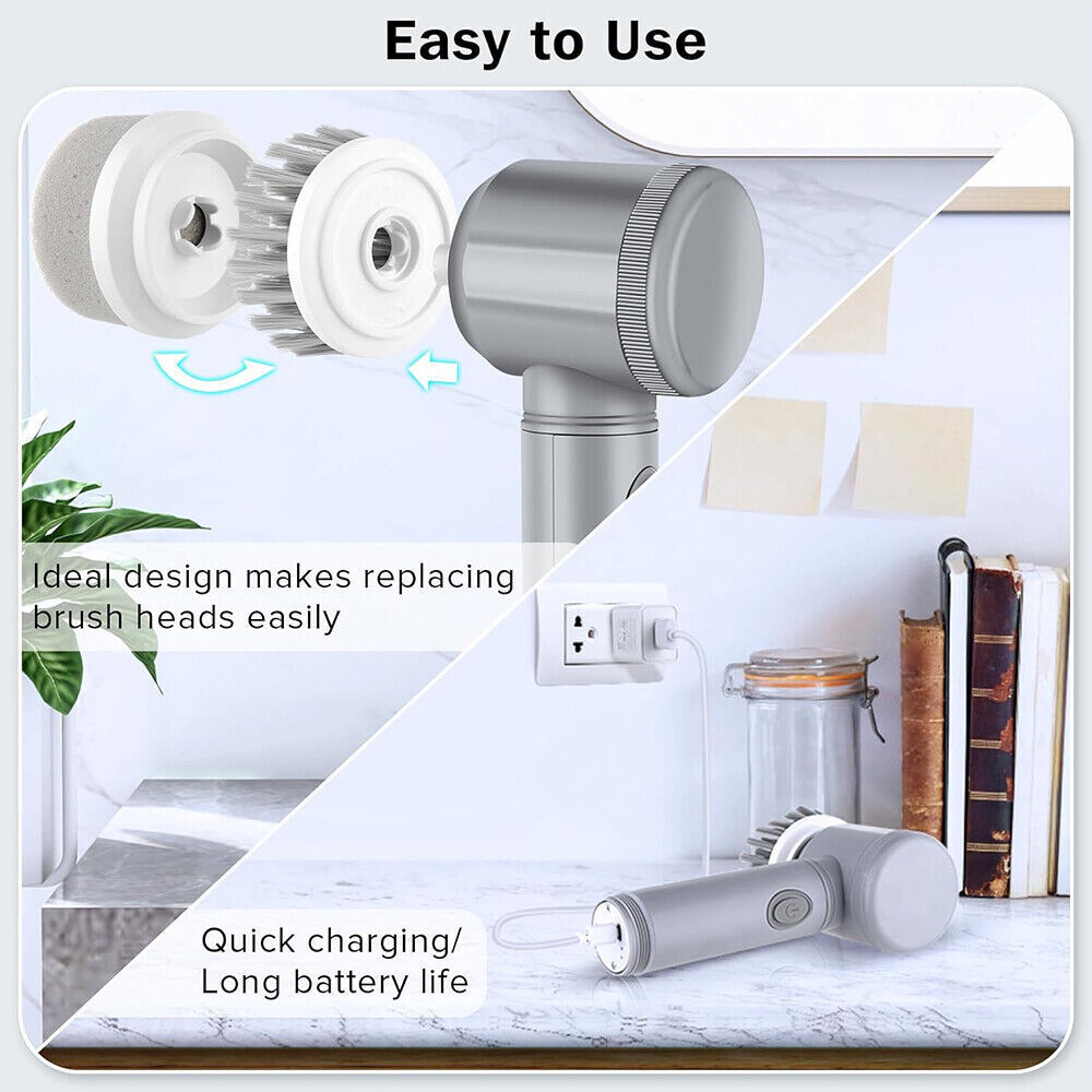 Cepillo de Limpieza Eléctrico 8 en 1 Legacy