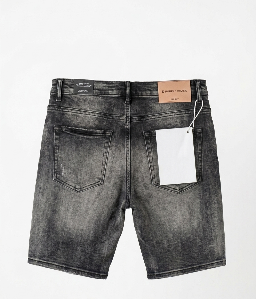 Shorts Urbanos Premium Purple Brand - Estilo Sunset Ripped