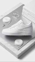 Tenis Urbanas Air Force 1 Blancas Total - Clásico