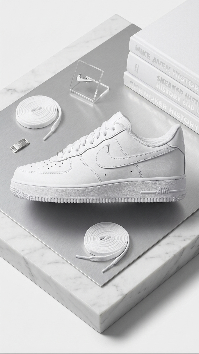Tenis Urbanas Air Force 1 Blancas Total - Clásico