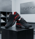 Tenis Deportivas Tech Negras con Rojo