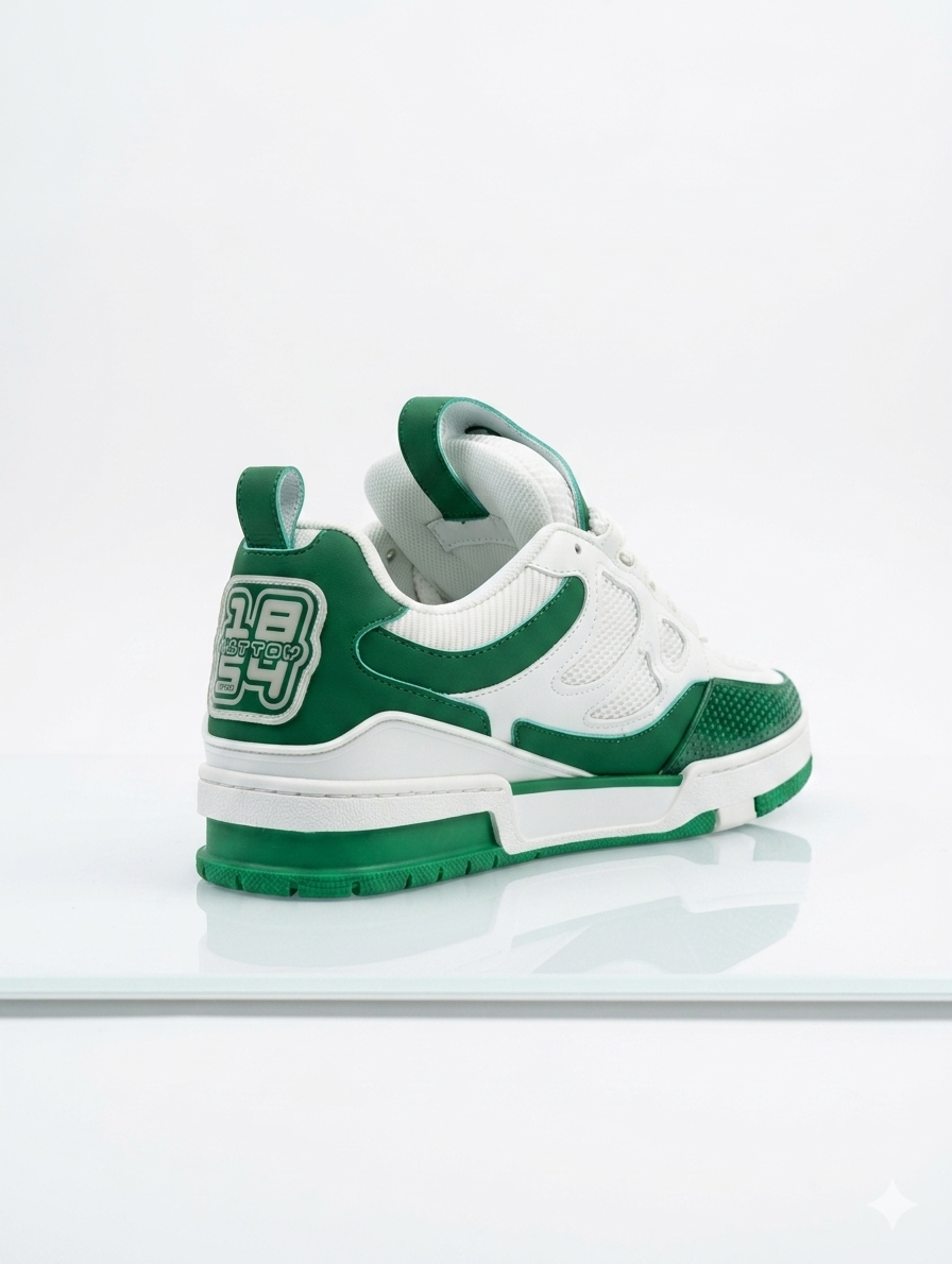 Tenis Urbanas LV Verdes -Calidad Premium