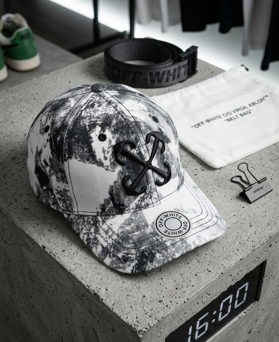 Gorra Urbana Negra y Blanca - Edición Premium